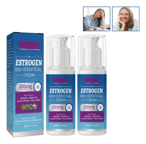 2 Crema De Progesterona For Mujeres En La Menopausia: Crema