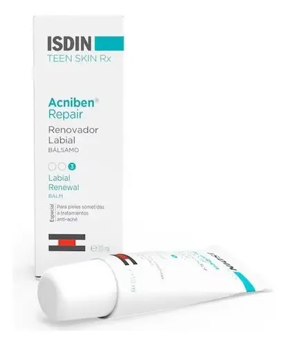 Teen Skin Acniben Renovador Labial Isdin 10 Ml Momento De Aplicación Día/noche Tipo De Piel Todo Tipo De Piel