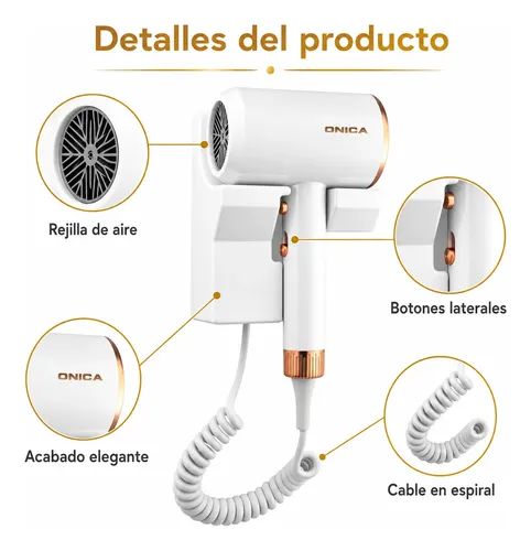 Secador De Baño Eléctrico De Pared Diseño Compacto Y Elegant