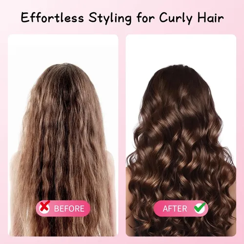 Cepillo De Pelo Luxumach Curly Hair Pink Vegan Bristle