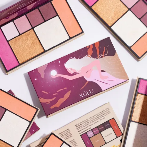 Paleta Para Make Up Rostro Moonshine Xulu Cosmeticos