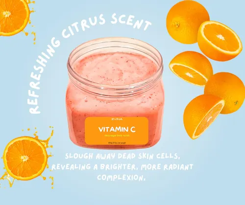 Exfoliante Corporal Zvina Vitamina C 636g Iluminador