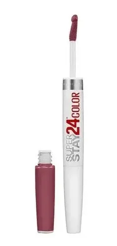 Labial Liquido Superstay 24hs Smile Brightener Maybelline Acabado Satinado Color Frosted Mauve