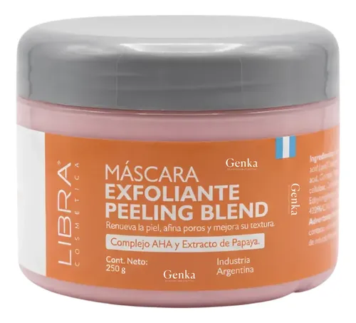 Mascara Exfoliante Peeling Blend Láctico Glicólico 250 Libra