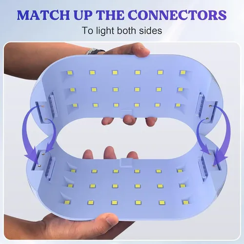 Lámpara Uv Let’s Resin 36 Led Doble Cara 2 En 1 Para Curado