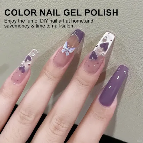 12 Colores Gel Semipermanente Con Lámparas Led Uñas