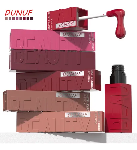 Set 8 Labiales Líquidos Mate Larga Duración Dunuf