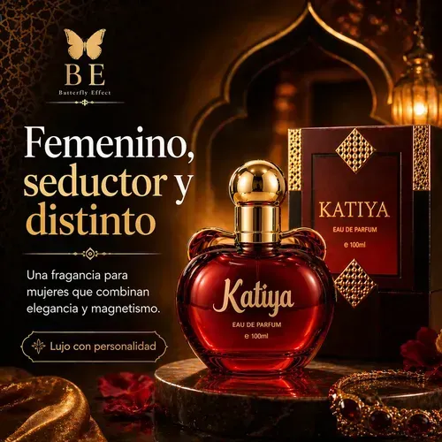 Perfume Arabe Con Feromonas Mujer Katiya Oud Ind Nacional