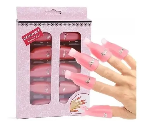 Broches Removedores Esmalte Semipermanente Y Esculpidas X 10