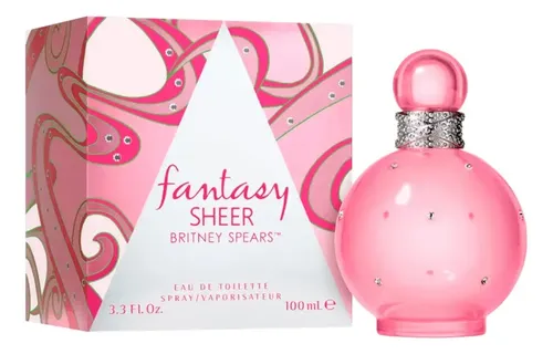 Fantasy Sheer 100ml Britney Spears Perfume Frutal Mujer Eau de Toilette
