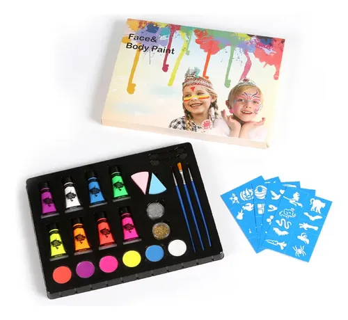 . Kit Profesional De Pintura Facial, Paleta De Maquillaje, .