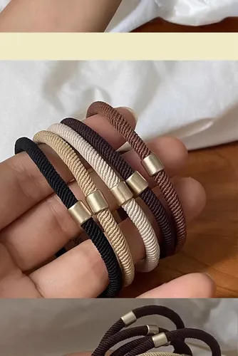 10 Piezas De Accesorios Para El Cabello Con Diademas De Alta Negro