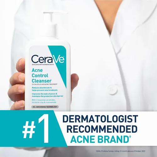 Jabón Facial Para Tratamiento Del Acné Cerave, Ácido Salicíl Acneica