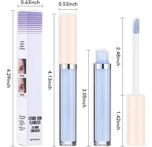 Corrector Y Iluminador Purple Camo 2 En 1, Cobertura