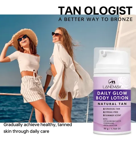 Gradual Tan Body Lotion Natural Glow Streak Free 50g