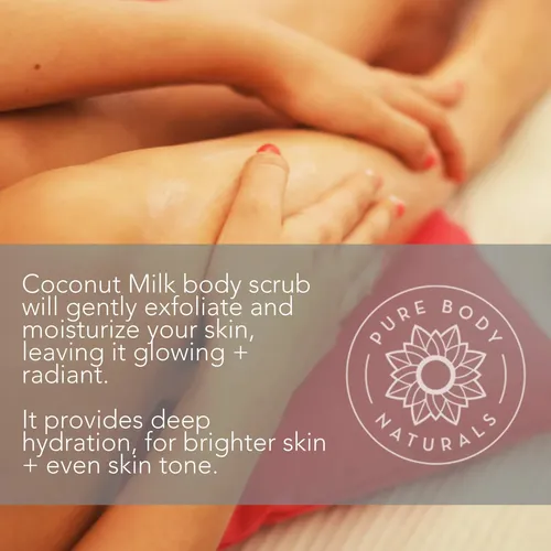 Exfoliante Corporal Pure Body Naturals Coco 355ml Hidratante