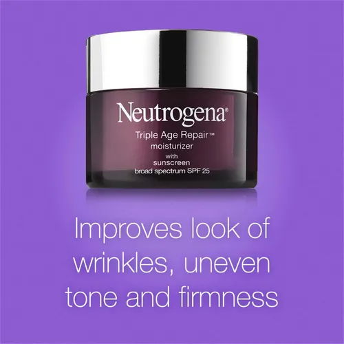Hidratante Facial Neutrogena Triple Age Repair, 1.7 Oz Todo Tipo De Piel Día