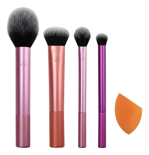 Set De Brochas De Maquillaje Esenciales , 4 Piezas-