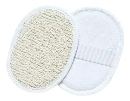 Manopla Lino Elimina Toxinas Esponja Para Ducha Exfoliante