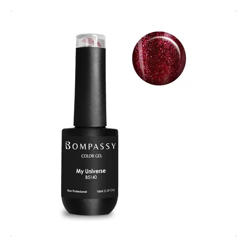 Bompassy Esmalte Gel Uv/led Coleccion The Platinum Era 15ml Color B5140 My Universe