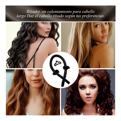 Rulos Para Cabello Sin Calor Con Banda Para Ondas De Noche