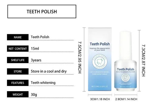 Esmalte De Dientes, Pintura Blanqueadora De Dientes Portátil