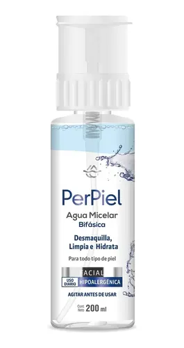 Perpiel Agua Micelar Bifasica Sin Fragancia X 200 Ml