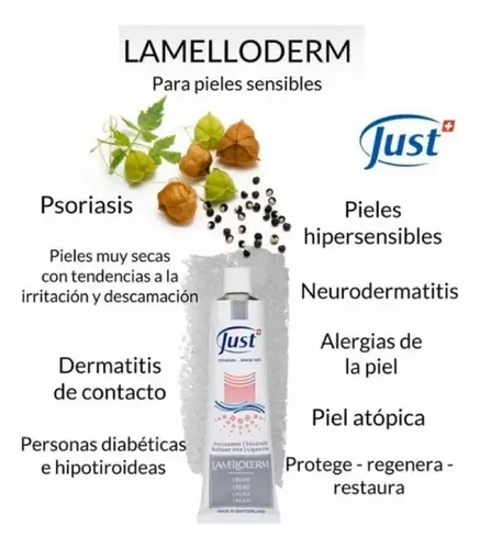 Crema Lamelloderm Con Cardiospermum Y Regaliz – Just – Psoriasis