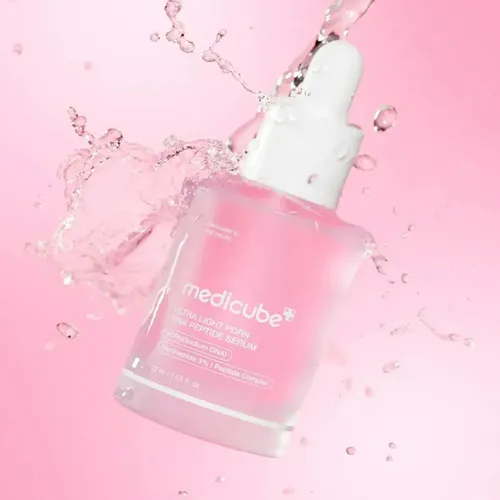 Medicube Ultra Light Pdrn Pink Peptide Serum 30ml Piel Grasa Grasa Día/noche