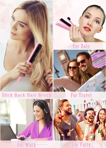 Set De Peinado En Barra De Cera Con Cepillo Para Cabello