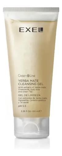 Exel Gel De Limpieza Yerba Mate Green Line Vegano X 100 Ml Momento de aplicación Día/Noche Tipo de piel Todo tipo de piel