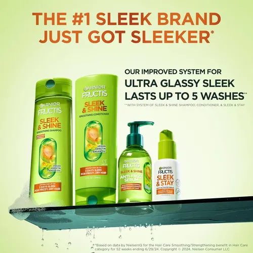 Suero Capilar Garnier Fructis Sleek And Stay Anti Frizz