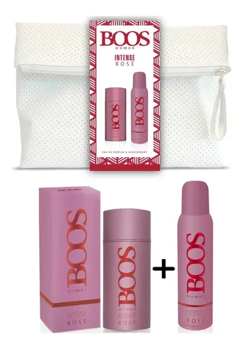 Set Perfume Boos Intense Rose Mujer 90ml + Neceser