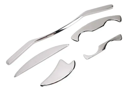 L Juego De 5 Herramientas De Masaje De Raspado Gua Sha Qq