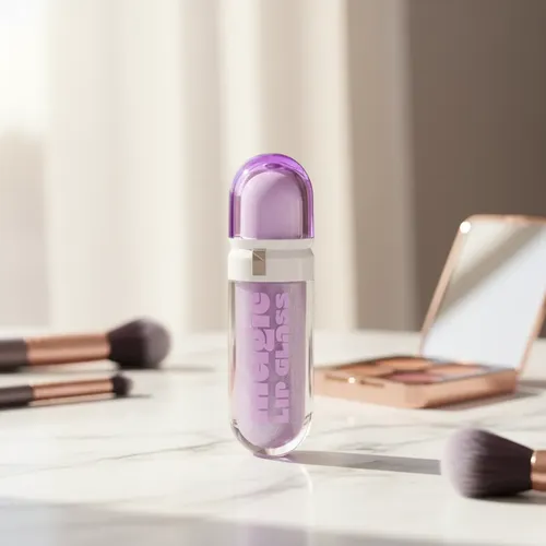 Brillo Labial Con Glitter
