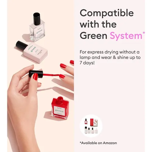 Top Coat Oro Glitter Verde Manucurist 15 Ml