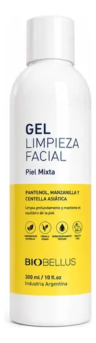 Gel Limpieza Facial Piel Mixta Pantenol Mazanilla Biobellus