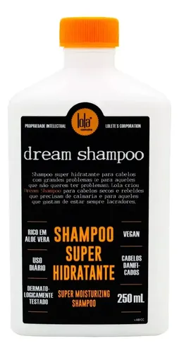 Lola Cosmetics Dream Cream Shampoo Hidratante + Máscara