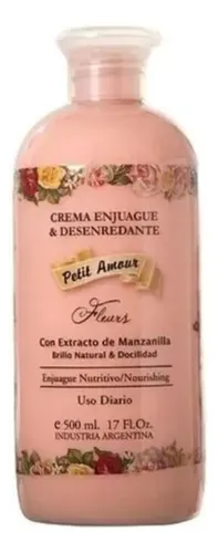 Petit Amour Crema De Enjuague Y Desenredante Fleurs X500