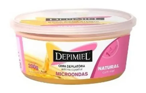 Cera Depilatoria Microondas Natural 200gr Depimiel