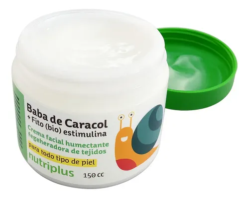 Crema Facial Baba De Caracol Nutriplus Hidrata Regenera