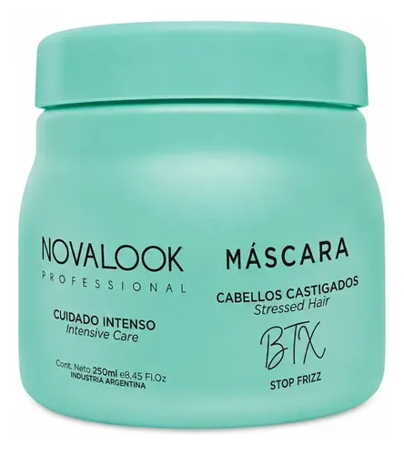 Mascara Novalook Btx Cabello Castigado Cuidado Intenso 250ml