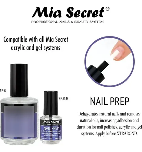 Preparador Y Primer Para Uñas Mia Secret 15ml