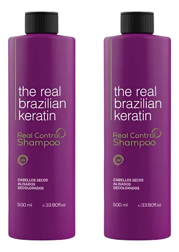 2 Shampoo Control Sin Sal X 500ml Real Brazilian