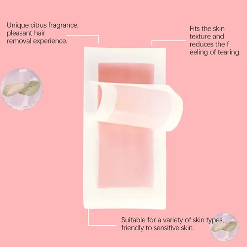 Serie De Papel De Cera Depilatoria Perfumada: Suave, Hidrata