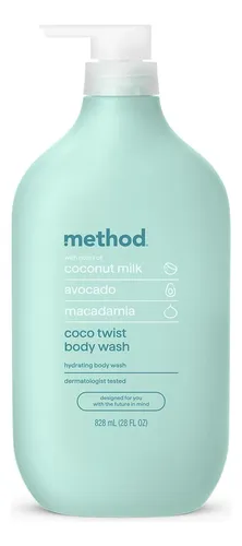 Método De Lavado Corporal Coco Twist, 828 Ml, Hidratante