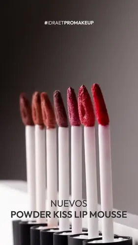 Labial Mate Efecto Mousse Larga Duración Idraet Pro Make Up Color Seville