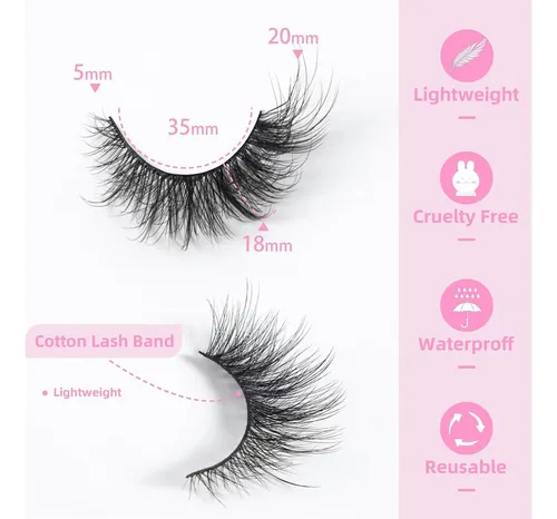 Pestañas Postizas Cat Eye Beaunitti F01 5-20mm