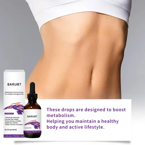 Las Gotas Metabólicas Barubt 30 Ml Promueven El Metabolismo,