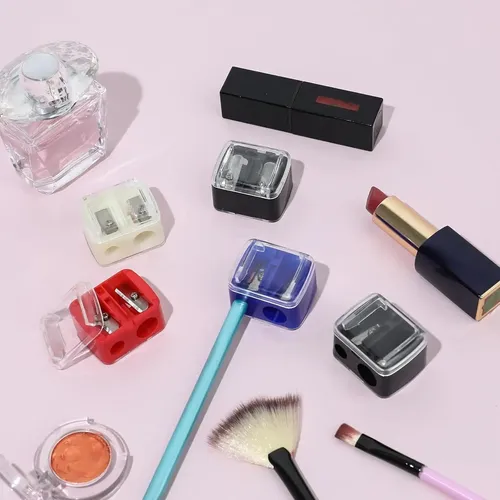Paquete De 5 Sacapuntas De Maquillaje Salbsever Multicolores